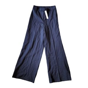 NEW T Tahari Wide Leg Palazzo Pant Navy Blue Size S/P